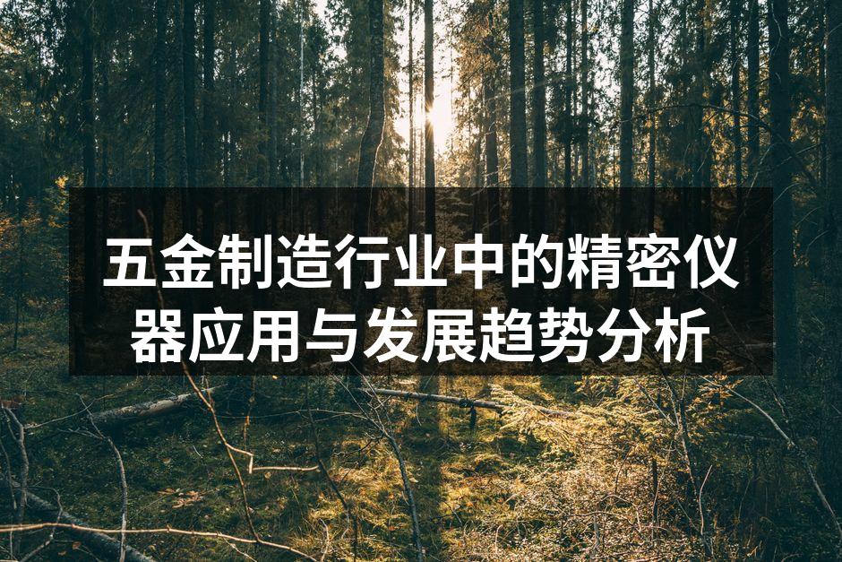 五金制造行业中的精密仪器应用与发展趋势分析